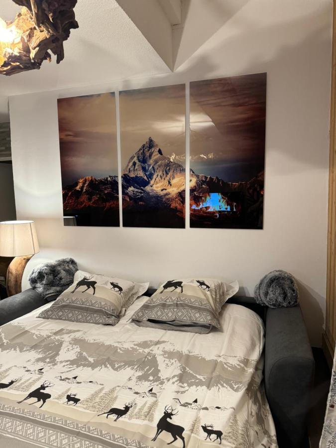 Cocon Au Coeur De Chamonix Avec Parking Gratuit Apartment Bagian luar foto