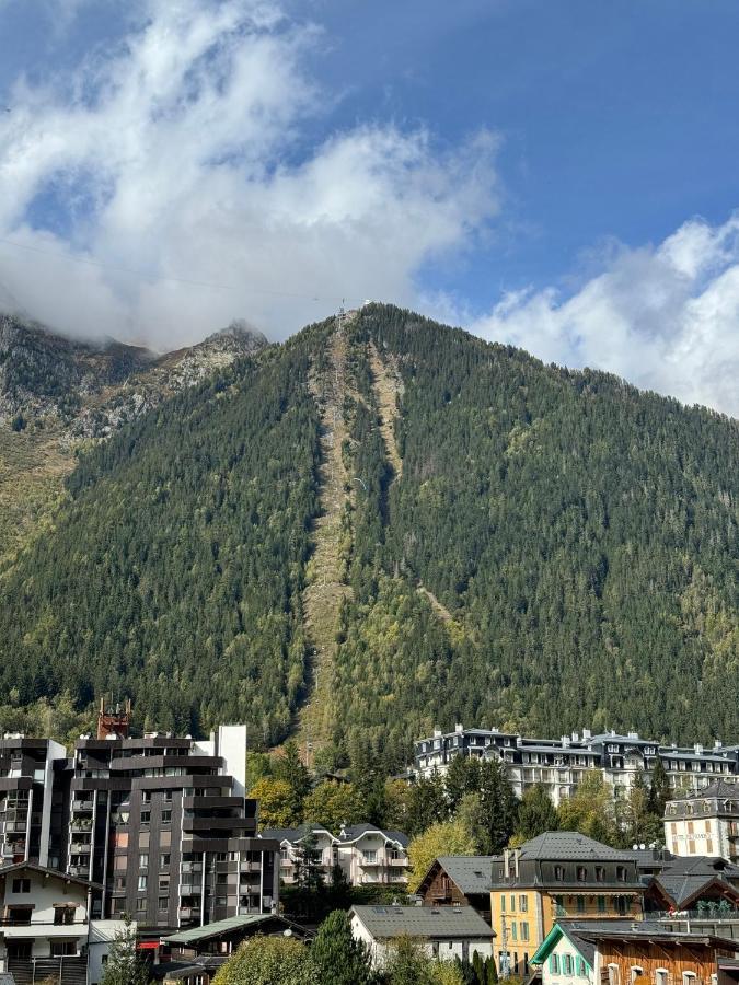Cocon Au Coeur De Chamonix Avec Parking Gratuit Apartment Bagian luar foto